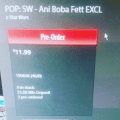 GameStop will be getting an exclusive Funko Pop Animated Boba Fett Pop! You can pre order one in store now. Online soon.