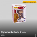 Footlocker Exclusive Funko Pop Bronze Michael Jordan releases 5/22 at 7AM PT.