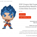 Funko POP! Dragon Ball Super – SSGSS Goku Kamehameha Metallic – Chalice Collectibles Exclusive – Available on ChronoToys.com