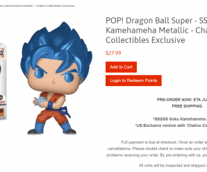 Funko POP! Dragon Ball Super – SSGSS Goku Kamehameha Metallic – Chalice Collectibles Exclusive – Available on ChronoToys.com