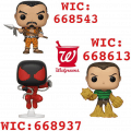 WIC/Item #s for the new Funko Pop Marvel 80th exclusives at Walgreens! Coming this summer.