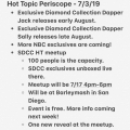 Recap from yesterday’s Hot Topic Periscope!