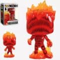Out of box look at Funko Pop Human Torch (Marvel 80th anniversary)!