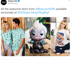 D23 metallic Ursula Funko Pop will be shared with box lunch