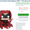 DC Super Heroes Batwoman Funko Pop! Vinyl Figure #297 – Previews Exclusive – Live
