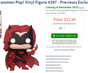 DC Super Heroes Batwoman Funko Pop! Vinyl Figure #297 – Previews Exclusive – Live