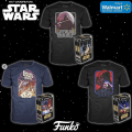 Coming Soon: Walmart Exclusive Gold Star Wars Funko Pop! and VHS Tees