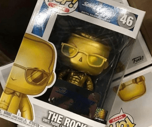 First look at Funko Pop Gold The Rock