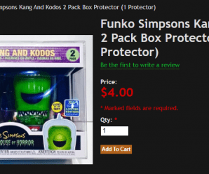 Funko Simpsons Kang And Kodos 2 Pack Box Protector (1 Protector) – Available Now