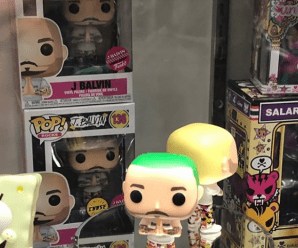 Closer look at J. Balvin Funko Pops! Available at the Toy Tokyo booth