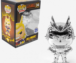 Reminder: Funimation Exclusive Funko Pop Chrome All Might will drop today 10/7 on the Funimation Shop. Previous drops have been between 10 – 11 AM EST
