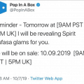 Pop in a box exclusive Funko Pop Spirit Mufasa will be revealed tomorrow and available for preorder on Wednesday!