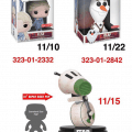 DPCIs for Target exclusives Funko Pop Elsa, 10” Olaf, and 10” D-0!