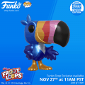 Funko Shop’s exclusive item: Pop! Ad Icons: Fruit Loops – Metallic Toucan Sam!