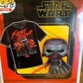 First look at Target exclusive The First Order – GITD Supreme Leader Kylo Ren Funko Pop and Tee!