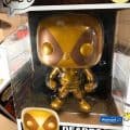 First look at Walmart exclusive Funko Pop 10” Gold Deadpool! There are reportedly 3 variants: Gold, Red, and Blue