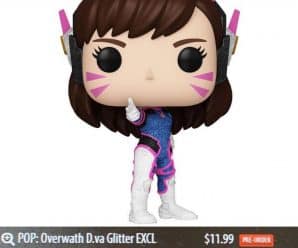 GameStop exclusive Funko Pop Overwatch Glitter D.va is available for preorder in store!
