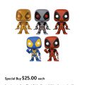 Walmart exclusive 10” Deadpool Funko Pops are set to release online on Wednesday at 7PM PT. In stores on Thanksgiving.