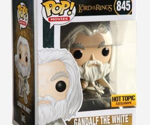 FUNKO THE LORD OF THE RINGS POP! MOVIES GANDALF THE WHITE VINYL FIGURE HOT TOPIC EXCLUSIVE – Live