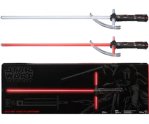 Star Wars: The Force Awakens Kylo Ren Force FX Deluxe Lightsaber Prop Replica – On Sale Only $79.99