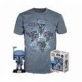 First look at GameStop exclusive Death Watch Mandalorian (No Stripes) Funko Pop and Tee! Releasing in March. Preorder Now!