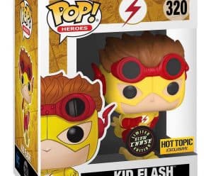 First look at Hot Topic exclusive Funko Pop GITD Kid Flash chase! Coming soon.
