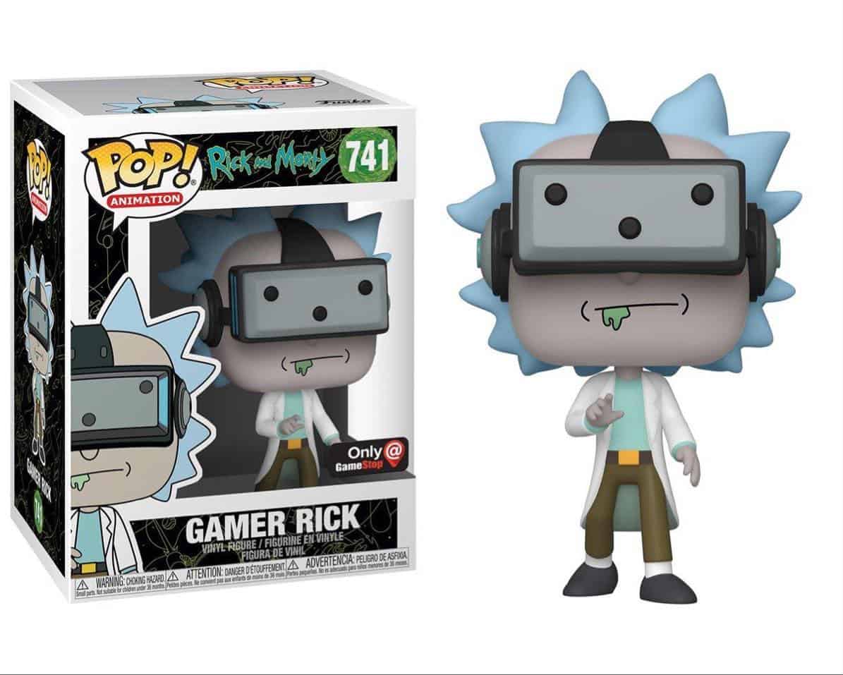 Preorder Now: GameStop exclusives Funko Pop Gamer Morty and Gamer Rick!