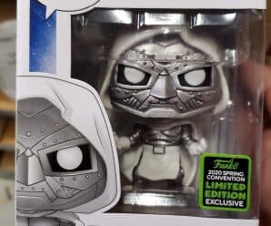 Closer look at ECCC/Target exclusives Funko Pop Doctor Doom and Boba Fett! Releasing 3/12.