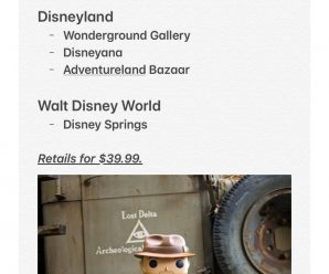 Reminder! Funko Pop 10” Indiana Jones releases today at the Disney Parks! They will also be available at Frontier Trading Post and Adventure Outpost at Disney World. Online release will be on Monday.