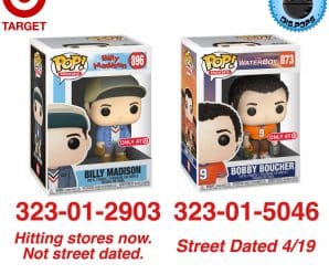 Funko Pops Billy Madison is hitting stores now and Bobby Boucher releases on 4/19