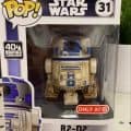 Better look at Target exclusive Funko Pop Dagobah R2-D2! Street dated for 5/10 in stores and online.