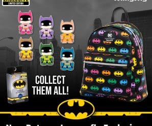 Preorder Now: Entertainment Earth exclusives Batman Funko Pop Pins and Loungefly bag!