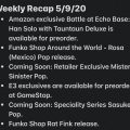 Here’s the weekly Funko recap!