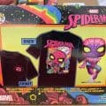 First look at Target exclusive Black Light Spider-Man Funko Pop and Tee! Releasing 6/21