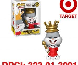 DPCI for Target exclusive Funko Pop King Bugs Bunny! Releasing later this year