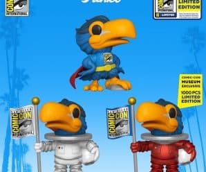 Funko SDCC 2020 Reveals: SDCC Toucan. 1,000pc Red Astronaut will be distributed exclusively through Comic-Con Museum. Sign-up or upgrade to a Tier 4 or Tier 5 Charter Membership to get one.