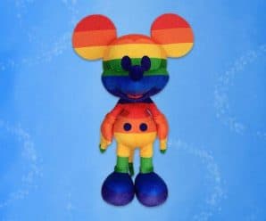 This month’s Mickey Collector Plush is Rainbow Mickey Mouse! Releasing Monday at 9AM PT at Amazon. More info can be found at d23.com.