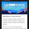 LACC returns this December if things go as planned. Ticket sales will happen in September.