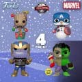 Wrap Up Some Fun Presents: Funko Pop! Marvel Holiday (4 pack) Coming to Tesco stores in the UK & FNAC stores in France later this year. Find other holiday items today!