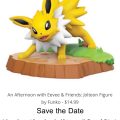 An Afternoon with Funko Eevee and friends – Jolteon releases Tuesday 8/18 at 9AM PT. at the Pokémon Center.