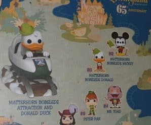 First look at Disneyland 65th – Funko Pop Peter Pan, Captain Hook, and Mr. Toad!