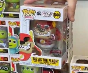 First look at Taz as the Flash! Will be exclusive to a US retailer. Spotted on Popcultcha’s livestream.