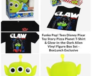 First look at BoxLunch exclusive Glitter/Glow Alien Funko Pop and Tee! Coming soon.
