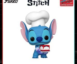 Funko NYCC 2020 Reveals: Disney’s Lilo & Stitch – Stitch as Baker. Will be shared with FYE