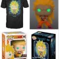 First look at GameStop exclusive Glow in the Dark SS 3 Goku Funko Pop and Tee! Not available for preorder online but placeholder is visible. Available for preorder in store.