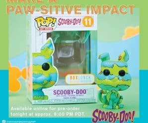 BoxLunch exclusive Art Series Scooby-Doo will be available to order tonight around 8PM PT.