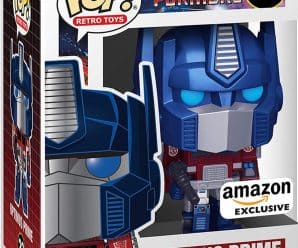 Preorder Now: Funko Pop Amazon exclusive Metallic Optimus Prime!