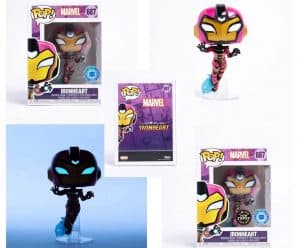 Closer look at @popinabox exclusive Funko Pop Ironheart and chase! Preorder now!