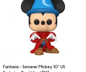 Walmart will be getting an exclusive 10” Sorcerer Mickey Funko Pop!