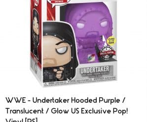 Amazon will be getting the Funko Pop glow in the dark and translucent exclusive Undertaker! Preorders should be up soon.